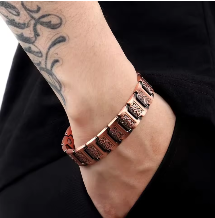 Premium Copper Magnetic Link Bracelet