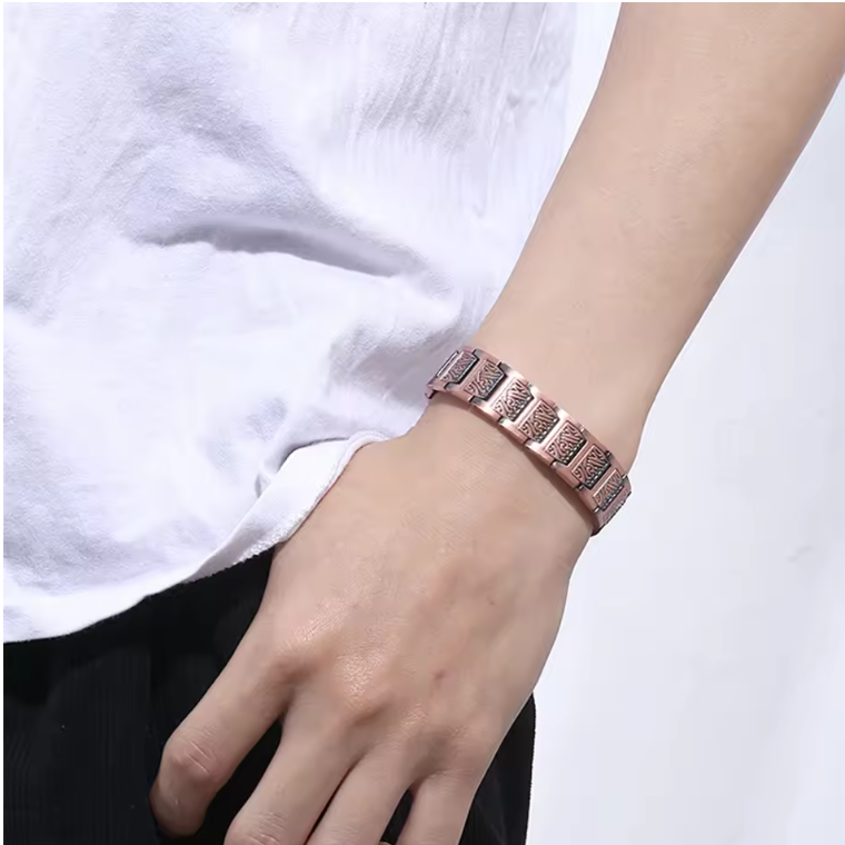 Premium Copper Magnetic Link Bracelet