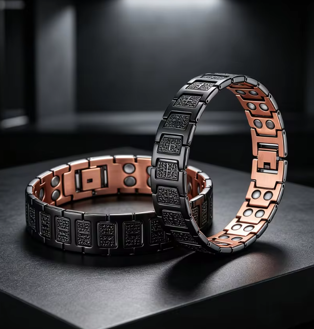Premium Copper Magnetic Link Bracelet