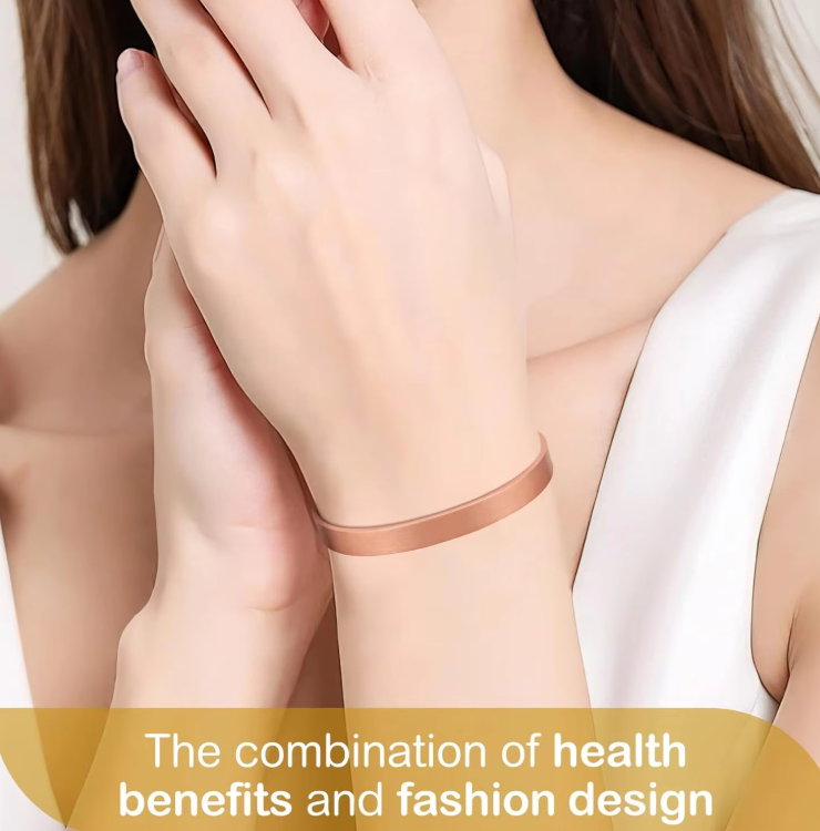 Pure Copper Magnetic Bracelet – Adjustable Open-End Design